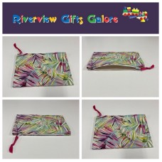 Zip Clutch / Purse / Bag / Pouch - Rainbow Ferns